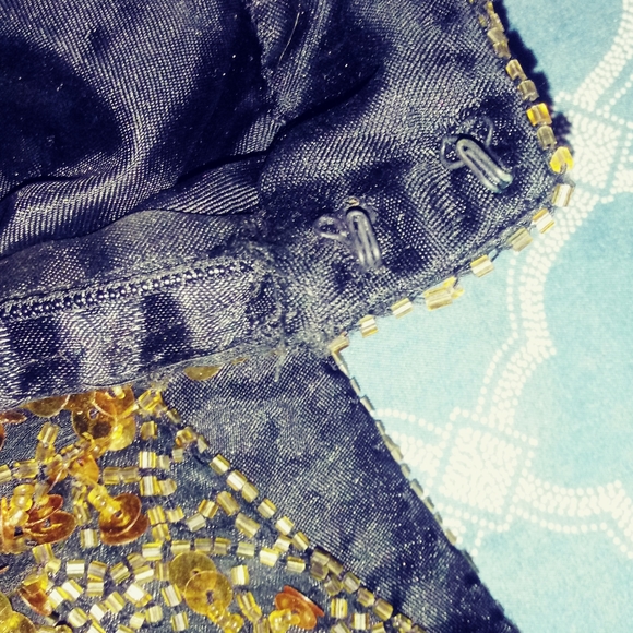 Vintage Mark & John by gopal sequins and beads top - Picture 3 of 10